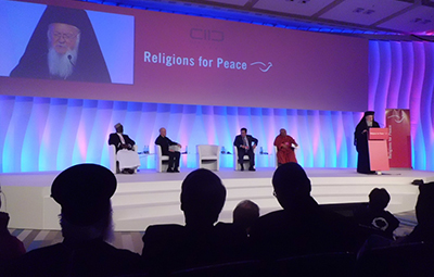 東方正教会の世界総主教バルトロメオ1世の講演 東方正教会の世界総主教バルトロメオ1世の講演