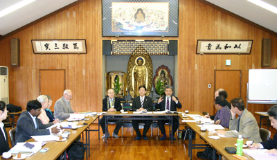 総本山四天王寺で開催された国際執行理事会