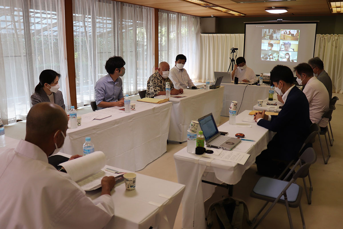 むつみ会神幸殿で開催された第227回JLC会議の様子