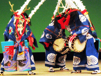 大船渡市に伝わる「小通鹿踊り」 大船渡市に伝わる「小通鹿踊り」