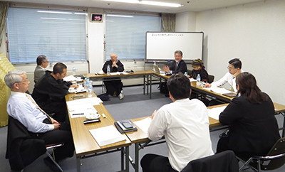 核兵器禁止条約タスクフォース運営委員としてをする三宅善信代表 核兵器禁止条約タスクフォース運営委員としてをする三宅善信代表