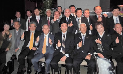 李世丙台北駐大阪弁事処長の歓迎会