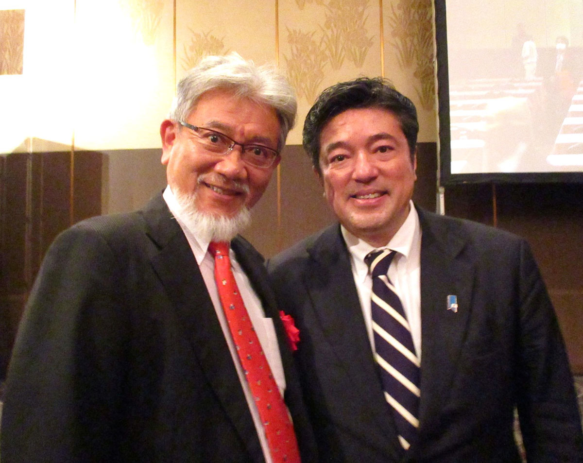 中山泰秀前衆議院議員と三宅善信師