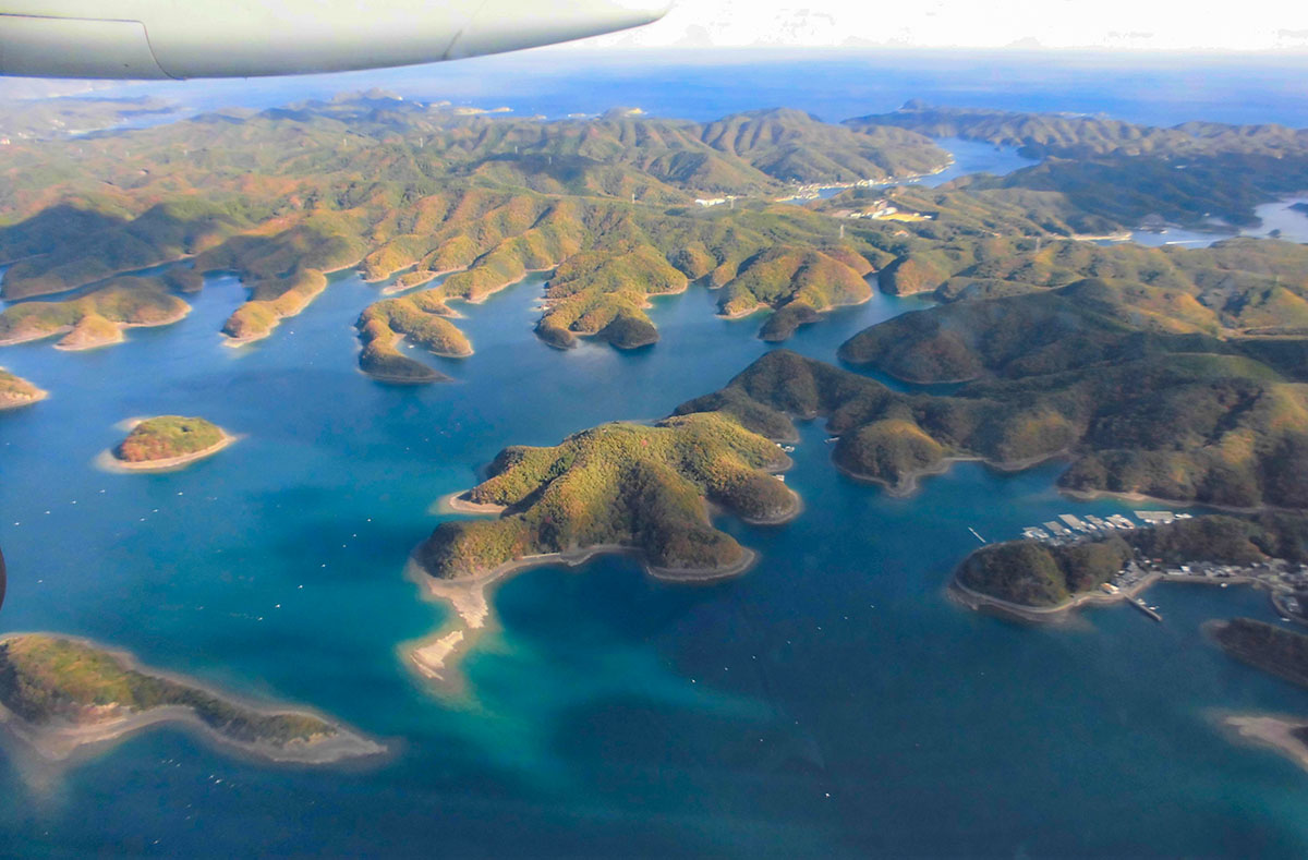 島全体が深いリアス海岸という対馬