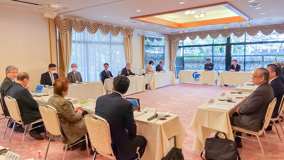 下鴨神社で開催されたWCRP日本委員会理事会