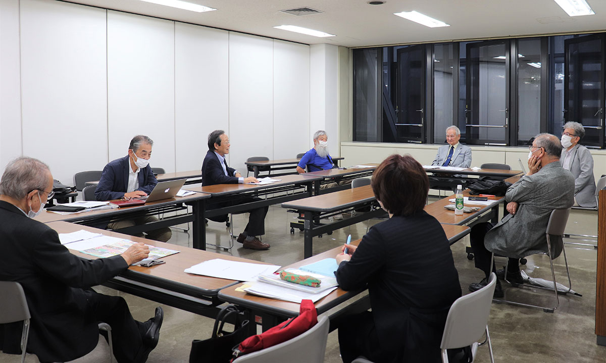 大阪ユネスコ協会の理事会の様子