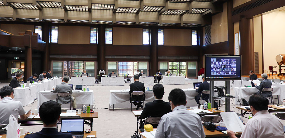 立正佼成会京都教会で開催されたWCRP理事会の様子