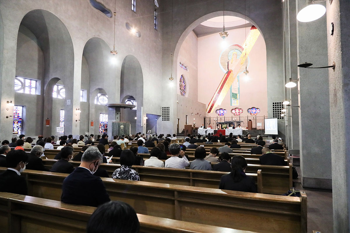 カトリック世界平和大聖堂で開催されたG7サミット宗教者による祈りとシンポジウム