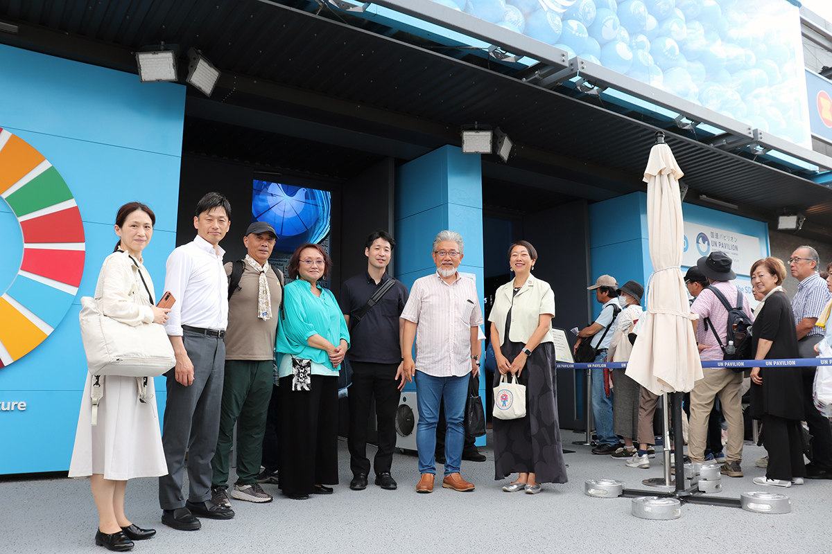 JLCメンバーで大阪関西万博の国連パビリオンを訪問