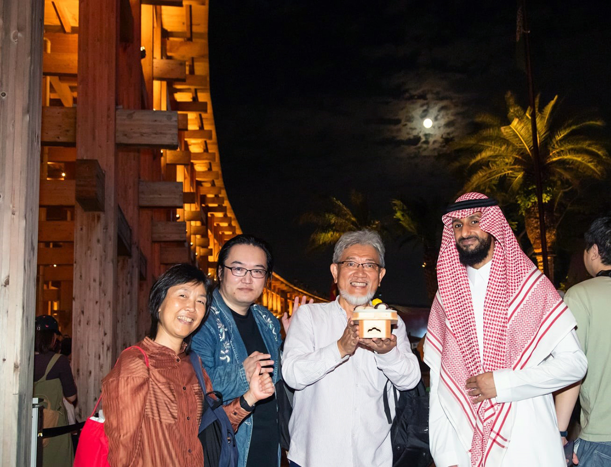 大阪関西万博会場で行われた観月会