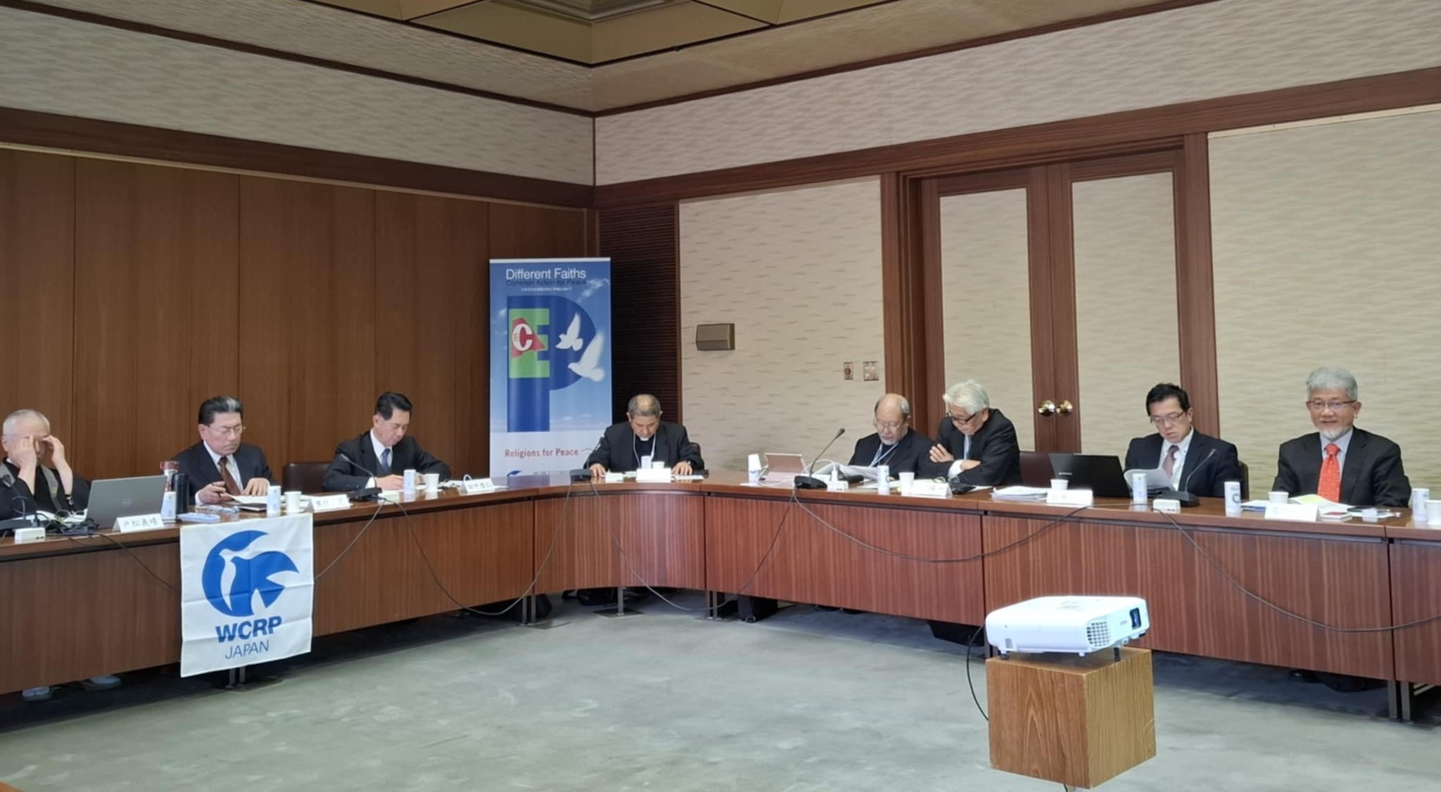 立正佼成会本部法輪閣で開催されたWCRP日本委員会の理事会